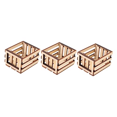 UPKOCH 3St Miniaturen mit Holzrahmen kühlkorb einkaufskorb Storage Baskets Miniature House wohnaccessoires Miniatures Weidenkorb Körbe Mini-Modell-Schmuck Mini-Möbelmodell hölzern UPKOCH 3St Miniaturen mit Holzrahmen kühlkorb einkaufskorb Storage Baskets Miniature House wohnaccessoires Miniatures Weidenkorb Körbe Mini-Modell-Schmuck Mini-Möbelmodell hölzern von UPKOCH