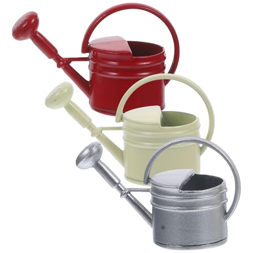 UPKOCH 3St Puppenhaus Gießkanne Puppen für Puppenhaus Wohnkultur Spielzeug für Kinder kinderspielzeug Wasserkocher Kamindekor Mini-Gartenbewässerungstopf Miniatur-Gartengießtöpfe von UPKOCH
