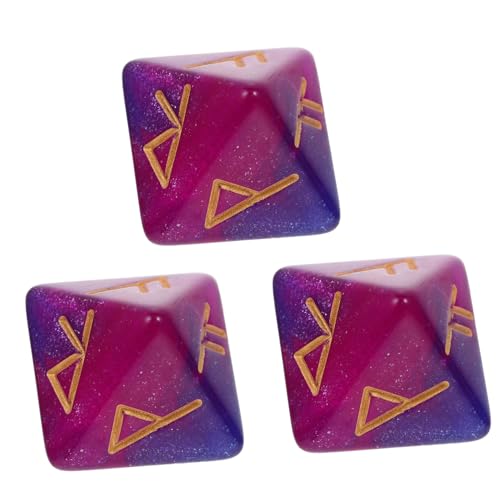 UPKOCH 3St Würfel polyedrisches boardgame настольная игра Virtu brettspiel spielwaren spielsachen spielzeuge Retro-Handspielzeug Requisiten für Runenspiele Acryl Violett UPKOCH 3St Würfel polyedrisches boardgame настольная игра Virtu brettspiel spielwaren spielsachen spielzeuge Retro-Handspielzeug Requisiten für Runenspiele Acryl Violett von UPKOCH