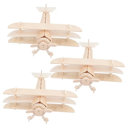 UPKOCH 3Stücke DIY Flugzeug Modellbau Teiliges Holzspielzeug für Bemalen und Zusammenbauen Fördert Kreativität und Hand Augen Koordination für Junge Bastler UPKOCH 3Stücke DIY Flugzeug Modellbau Teiliges Holzspielzeug für Bemalen und Zusammenbauen Fördert Kreativität und Hand Augen Koordination für Junge Bastler von UPKOCH