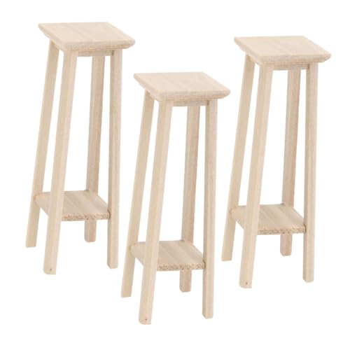 UPKOCH 3stücke Mini Möbel Miniatur Hocker Für Dekoration Blumenständer Für Garten Möbel UPKOCH 3stücke Mini Möbel Miniatur Hocker Für Dekoration Blumenständer Für Garten Möbel von UPKOCH