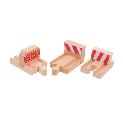 UPKOCH 3Stücke Holzschienen Erweiterung für Holzeisenbahnen Gleisteil für DIY Zugszenen für Kreatives UPKOCH 3Stücke Holzschienen Erweiterung für Holzeisenbahnen Gleisteil für DIY Zugszenen für Kreatives von UPKOCH