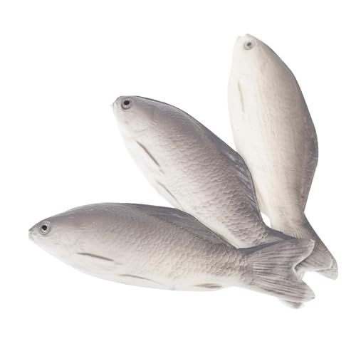 UPKOCH 3Stücke Nachahmungs Fischmodelle Realistische Desktop Dekorationen und Fotorequisite Langlebiges PU Material Verarbeitung für Effekte von UPKOCH