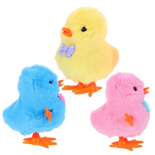 UPKOCH 3stücke Aufziehspielzeug Küken Hüpfende Hühner Für Ostern- Und Füllung Für Osterkörbe Spielzeug Für Jungen Und Mädchen von UPKOCH