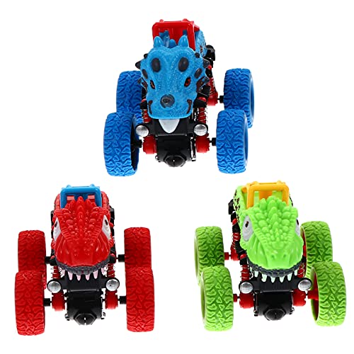 UPKOCH 3Stücke Teiliges Trägheits Autospielzeug für Robuste Geländewagen Modelle für Drinnen und Draußen Batteriefrei Einfache Handhabung Fördert Kreativität und Spielspaß von UPKOCH