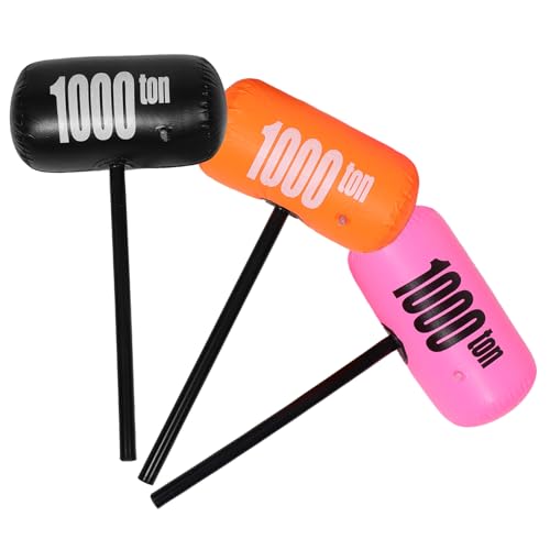 UPKOCH 3pc Aufblasbare Hämmer Für Kinder Großer PVC-spielzeughammer Aufblasbarer Spielzeughammer Für Aufblasbaren Hammer Sicheres Design von UPKOCH