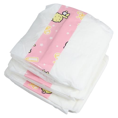 UPKOCH 18 Zoll Puppenwindeln Lätzchen Babypuppenzubehör 3-teiliges Set Spielzeug Für Mädchen Fantasievolles Spielspielzeug Geburtstagsgeschenk von UPKOCH