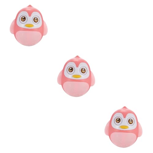 UPKOCH 3st Pinguin Becher Spielzeug Baby Schwingen Plastik Rosa Fang Den Ball von UPKOCH