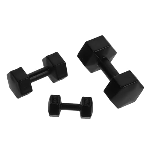 UPKOCH Mini-hanteln Für Puppenhaus Schwarze Hantel-Sets Aus Kunststoff Rollenspiel-übungsspielzeug Maßstab Miniatur-Fitness-zubehör UPKOCH Mini-hanteln Für Puppenhaus Schwarze Hantel-Sets Aus Kunststoff Rollenspiel-übungsspielzeug Maßstab Miniatur-Fitness-zubehör von UPKOCH