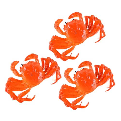 UPKOCH 3st Simulation Krabbe Künstliches Partykrabbe Lebensechte Krabbe Entzückende Künstliche Krabbe Spielset Modell Krabbe Krabbenspielzeug Aus Kunststoff Krabben-Ornament PVC UPKOCH 3st Simulation Krabbe Künstliches Partykrabbe Lebensechte Krabbe Entzückende Künstliche Krabbe Spielset Modell Krabbe Krabbenspielzeug Aus Kunststoff Krabben-Ornament PVC von UPKOCH