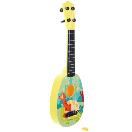 UPKOCH 3st Simulations-Ukulele Kinderinstrumente Mini-Gitarre Für Kleinkinder Spielzeug Für Kleinkinder Spielzeug Für Kinder Hawaii-kindergitarre Kinder Gitarre Gezeitenwind Musik Plastik von UPKOCH