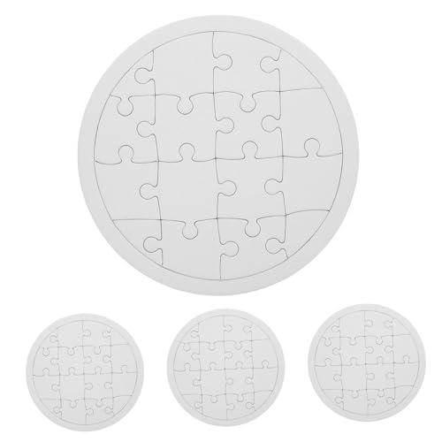 UPKOCH 4 Blätter Malpuzzle Für Zeichnen Von Puzzle-Handwerk Leer Puzzles Für Unvollendet DIY-rohlinge-Produkte Puzzle-rohlinge Zeichnen DIY-versorgung DIY-rätsel Weiß Papier UPKOCH 4 Blätter Malpuzzle Für Zeichnen Von Puzzle-Handwerk Leer Puzzles Für Unvollendet DIY-rohlinge-Produkte Puzzle-rohlinge Zeichnen DIY-versorgung DIY-rätsel Weiß Papier von UPKOCH
