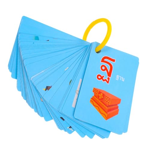 UPKOCH 4 Boxen Thailändische Sprachlernkarte Karteikarten Zum Lernen Sprechende Karteikarten Lustige Wörter-Flash-Karten Tragbare Flash-Karten Frühpädagogisches Papier UPKOCH 4 Boxen Thailändische Sprachlernkarte Karteikarten Zum Lernen Sprechende Karteikarten Lustige Wörter-Flash-Karten Tragbare Flash-Karten Frühpädagogisches Papier von UPKOCH