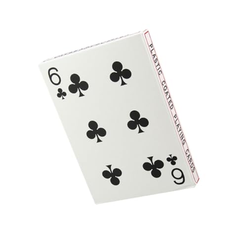 UPKOCH 4 Große Spielkarten Pokerkarte Aus Papier Kreative Pokerkarten Kartenspiel Brettspiel-Poker Weiß UPKOCH 4 Große Spielkarten Pokerkarte Aus Papier Kreative Pokerkarten Kartenspiel Brettspiel-Poker Weiß von UPKOCH