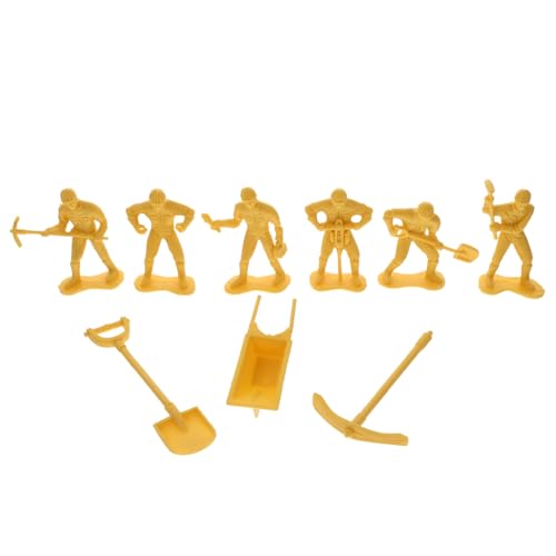 UPKOCH Spielzeug-mini-Engineering-Modell-Set Für Jungen 4 Sets Lernspielzeug Für Kinder Realistisches Ingenieursarbeiter-landschaftsdekor von UPKOCH