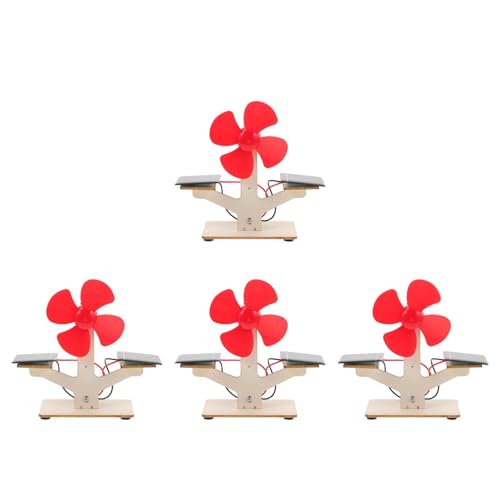 UPKOCH 4 Sätze Solarenergie Diy-Lüftermodell Holzmontage Lernspielzeug Für Kinder UPKOCH 4 Sätze Solarenergie Diy-Lüftermodell Holzmontage Lernspielzeug Für Kinder von UPKOCH