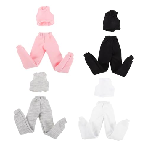 UPKOCH 4 Sätze Teiliges Puppenkleidungsset Sportliches Sommeroutfit mit Weste und Hose für Puppen Vielseitiges Passgenaues Freizeitkostüm für Kreatives Rollenspiel und Alltagsspiel UPKOCH 4 Sätze Teiliges Puppenkleidungsset Sportliches Sommeroutfit mit Weste und Hose für Puppen Vielseitiges Passgenaues Freizeitkostüm für Kreatives Rollenspiel und Alltagsspiel von UPKOCH