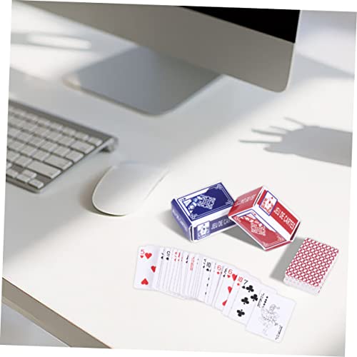 UPKOCH 4 Satz Teiliges Mini Poker Kartenspiel Kleine Spielkarten mit Klarem Muster Robustes Vielseitig für Brettspiele Puppenhausdeko Familienspiele und DIY UPKOCH 4 Satz Teiliges Mini Poker Kartenspiel Kleine Spielkarten mit Klarem Muster Robustes Vielseitig für Brettspiele Puppenhausdeko Familienspiele und DIY von UPKOCH