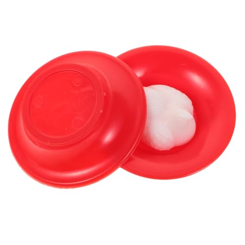UPKOCH 4 Sets Eier Die Zu Requisitenspielzeugen Für Werden Kleines Requisit Für Kleines Für Lustiges Requisite Ei Zum Vogelspielzeug Kunststoff Rot von UPKOCH