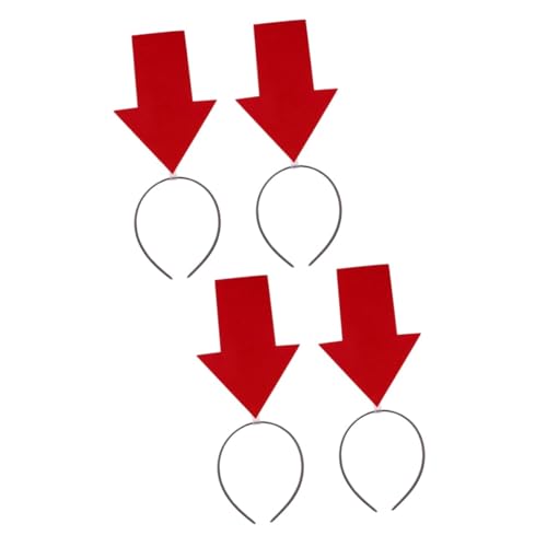 UPKOCH 4 Stck. Lustiger Pfeilspitze Haarreif Origineller Kopfschmuck für Erwachsene und Flexible Langlebiges Material Perfektes Fotoaccessoire für und Partys von UPKOCH
