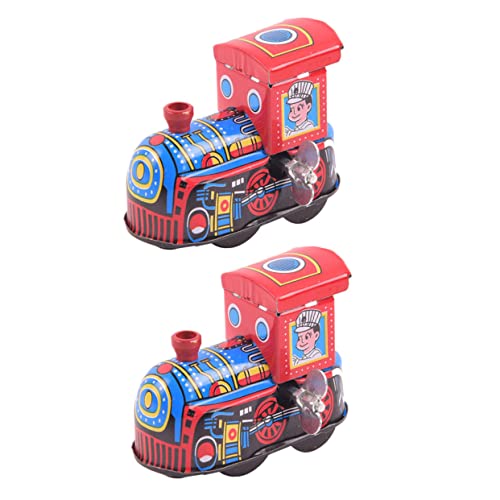 UPKOCH 4 Stck. Teiliges Retro Wind Up Lokomotive aus Mechanisches Mini Zug für Dekoratives Einfach zu Bedienen Kreative Geschenkidee UPKOCH 4 Stck. Teiliges Retro Wind Up Lokomotive aus Mechanisches Mini Zug für Dekoratives Einfach zu Bedienen Kreative Geschenkidee von UPKOCH
