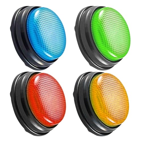 UPKOCH Sound-Buzzer Für Kinderspiele Antwort-Buzzer-Tasten-Set Buzzer Mit Leuchtfunktion Für Den Unterricht Oder Partys UPKOCH Sound-Buzzer Für Kinderspiele Antwort-Buzzer-Tasten-Set Buzzer Mit Leuchtfunktion Für Den Unterricht Oder Partys von UPKOCH