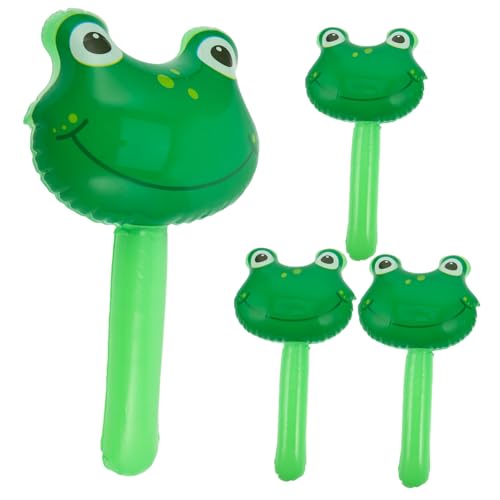 UPKOCH Aufblasbares Hammer-Set für Jungen und Mädchen 4 Frösche mit Quietschfunktion für Geburtstagsparty Lernspielzeug Spielen von UPKOCH