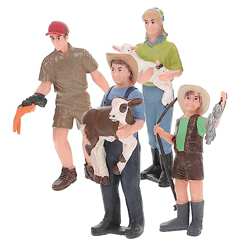 UPKOCH 4stücke Miniatur Bauernhof Figuren Realistische Charaktere Für Kuchendekoration -spielzeug Und Heimdeko Für Geschichten UPKOCH 4stücke Miniatur Bauernhof Figuren Realistische Charaktere Für Kuchendekoration -spielzeug Und Heimdeko Für Geschichten von UPKOCH