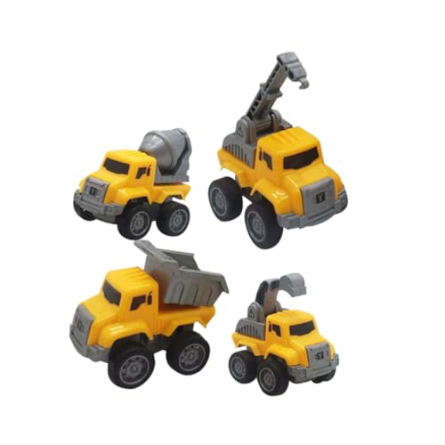 UPKOCH 4 Stück Baustellenfahrzeuge Mini Rückziehwagen für Kleinkinder Sicher und Fördernd für Motorik und Hand Augen Koordination UPKOCH 4 Stück Baustellenfahrzeuge Mini Rückziehwagen für Kleinkinder Sicher und Fördernd für Motorik und Hand Augen Koordination von UPKOCH