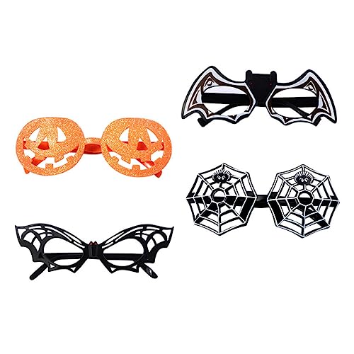 UPKOCH 4 Stück Brille verkleiden Halloween Halloween Toys Halloween-Dekoration streudekor Halloween halloweendeko Requisiten für Kostümpartys Brille in lustiger Form Plastik UPKOCH 4 Stück Brille verkleiden Halloween Halloween Toys Halloween-Dekoration streudekor Halloween halloweendeko Requisiten für Kostümpartys Brille in lustiger Form Plastik von UPKOCH