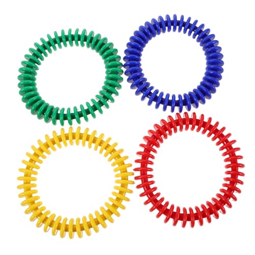 UPKOCH 4 Stück Bunte Tauchringe aus Flexiblem Ungiftigem Kunststoff Kinderschwimmringe für Sicheres Unterwassertraining Sichtbar für Schwimmübungen und Wasserspiele Leicht Transportierbar von UPKOCH