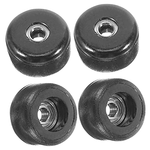 UPKOCH 4 Stück Finger-Skateboard-Rad Schlittschuh Finger Fingerskate Mini-Skateboard Kleines Finger -skateboardspielzeug Fingerroller-Modell Fingerspielzeug Plastik Schwarz von UPKOCH