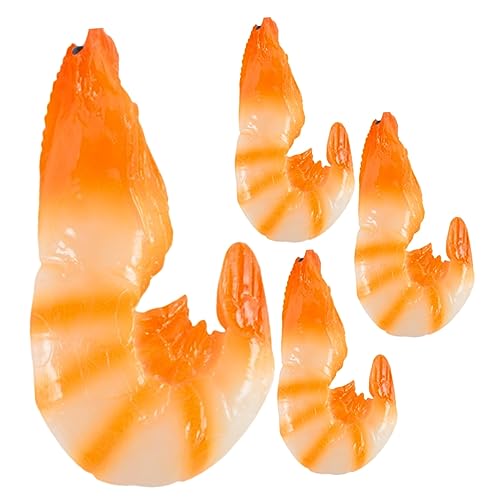 UPKOCH 4 Stück Garnelenmodell für Meeresfrüchte Garnelen Essen Künstliche Garnelen Garnelen-Modelle Dekorationen gefälschtes Garnelenmodell Simulation Garnelen simulierte Garnelen PVC UPKOCH 4 Stück Garnelenmodell für Meeresfrüchte Garnelen Essen Künstliche Garnelen Garnelen-Modelle Dekorationen gefälschtes Garnelenmodell Simulation Garnelen simulierte Garnelen PVC von UPKOCH