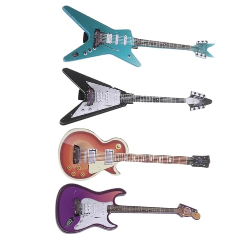 UPKOCH 4 Stück Gitarren Haarspangen Punkrock Gitarren Haarnadeln Aus Metall Neuartige Haar Accessoires Musik Haarspangen Für Festivals Partys Und Den Alltag von UPKOCH