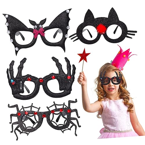 UPKOCH 4 Stück Halloween-Brille Party lustige Brille gefälscht augenmaske halloween halloween-dekoration spinnenfänger Halloween dekorative Brillen gruselige Brille Plastik UPKOCH 4 Stück Halloween-Brille Party lustige Brille gefälscht augenmaske halloween halloween-dekoration spinnenfänger Halloween dekorative Brillen gruselige Brille Plastik von UPKOCH