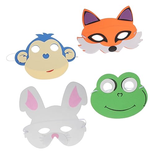UPKOCH 4 Stück Halloween-cosplay-stütze Maskerade Aufblasbares Kostüm Für Erwachsene Lustiges Tier Halloween-tiernase Halloween-hase Maske Gesicht Halloween-maske Partygeschenk Eva UPKOCH 4 Stück Halloween-cosplay-stütze Maskerade Aufblasbares Kostüm Für Erwachsene Lustiges Tier Halloween-tiernase Halloween-hase Maske Gesicht Halloween-maske Partygeschenk Eva von UPKOCH