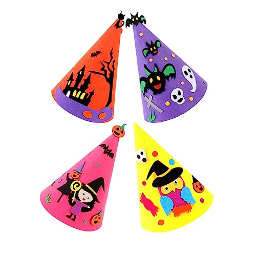 UPKOCH 4 Stück Handgemachter Hut für Halloween Halloween-Hüte Party-Dekorationshut basteln halloween halloween basteln Party-Dekorationshüte Cosplay-Hüte Nicht gewebt UPKOCH 4 Stück Handgemachter Hut für Halloween Halloween-Hüte Party-Dekorationshut basteln halloween halloween basteln Party-Dekorationshüte Cosplay-Hüte Nicht gewebt von UPKOCH