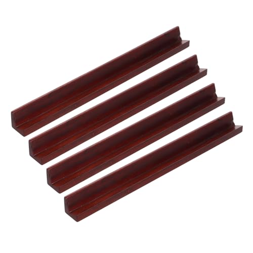 UPKOCH 4 Stück Holz Mahjong Push Tile Ruler Teiliges Mahjong Halter für Amerikanische Tragbar und Kompakt für Spielabende Optimiert von UPKOCH