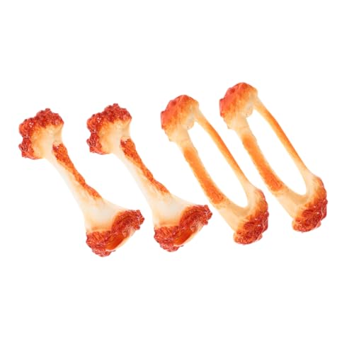 UPKOCH 4 Stück Hühnerbein Bone Hähnchenflügelknochenmodell Hühnerknochenmodell gefälschter gebratener Hühnerknochen Gebratenes Hühnerknochen- -Requisite Lebensmittelspielzeug PVC UPKOCH 4 Stück Hühnerbein Bone Hähnchenflügelknochenmodell Hühnerknochenmodell gefälschter gebratener Hühnerknochen Gebratenes Hühnerknochen- -Requisite Lebensmittelspielzeug PVC von UPKOCH