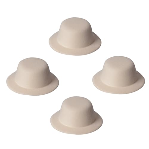 UPKOCH 4 Stück Hut Embryo Kleiner Zylinder Haarnadelhut Mini - Craft - hüte Mini - Zylinder Aus Filz Puppenbastelhüte Stirnband Mini - teeparty - hüte Hüte Für Damen in Mode Zubehör Beige Netz UPKOCH 4 Stück Hut Embryo Kleiner Zylinder Haarnadelhut Mini - Craft - hüte Mini - Zylinder Aus Filz Puppenbastelhüte Stirnband Mini - teeparty - hüte Hüte Für Damen in Mode Zubehör Beige Netz von UPKOCH