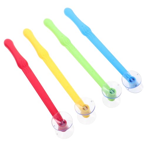 UPKOCH 4 Stück Kindersaugnepokalhammer Spielzeughämmer für Hammer Hammerschlagspielzeug Lernspielzeug für mit Saugnapf Prop-Hammer Hammerstütze Plastik von UPKOCH