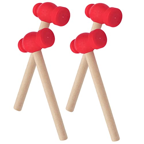 UPKOCH 4 Stück Kleiner Holzhammer lustige Spielsachen Kleiner Hammer Mini- Hammer kinderhammer für Kleinkinder Babyspielzeug gefälschtes Hammerspielzeug pp UPKOCH 4 Stück Kleiner Holzhammer lustige Spielsachen Kleiner Hammer Mini- Hammer kinderhammer für Kleinkinder Babyspielzeug gefälschtes Hammerspielzeug pp von UPKOCH
