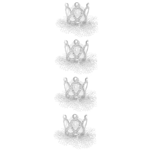 UPKOCH 4 Stück Krone Haarschmuck Tüll Krone Haarspange Kopfbedeckungen Für Kindergeburtstage Blumenkronen Für Mädchen Haarschmuck Für Kinder Mini-clips Für Haare Kleinkind-tiara Netz UPKOCH 4 Stück Krone Haarschmuck Tüll Krone Haarspange Kopfbedeckungen Für Kindergeburtstage Blumenkronen Für Mädchen Haarschmuck Für Kinder Mini-clips Für Haare Kleinkind-tiara Netz von UPKOCH