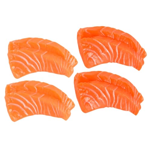 UPKOCH 4 Stücke PVC Lachs Filet Gefälschte Lebensmittel Für Restaurant Decor Home Küche Requisiten UPKOCH 4 Stücke PVC Lachs Filet Gefälschte Lebensmittel Für Restaurant Decor Home Küche Requisiten von UPKOCH