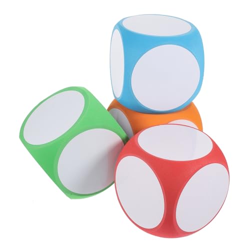 UPKOCH 4 Stück Löschbare Schaumstoffwürfel für DIY Spiele Große Spielwürfel Rot Orange Blau und Grün für Partys und Kreative Aktivitäten Leise und Langlebig UPKOCH 4 Stück Löschbare Schaumstoffwürfel für DIY Spiele Große Spielwürfel Rot Orange Blau und Grün für Partys und Kreative Aktivitäten Leise und Langlebig von UPKOCH
