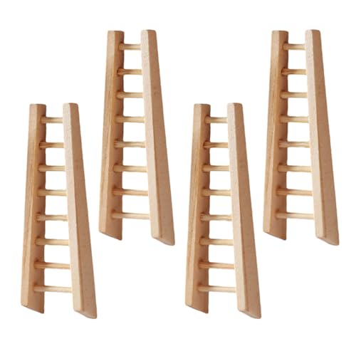 UPKOCH 4 Stück Mini Holzleiter Treppe Im Maßstab 112 – Puppenhauszubehör Für DIY Landschaftsgestaltung Kleine Hausmöbel Dekoration – Miniatur Puppenhaus UPKOCH 4 Stück Mini Holzleiter Treppe Im Maßstab 112 – Puppenhauszubehör Für DIY Landschaftsgestaltung Kleine Hausmöbel Dekoration – Miniatur Puppenhaus von UPKOCH