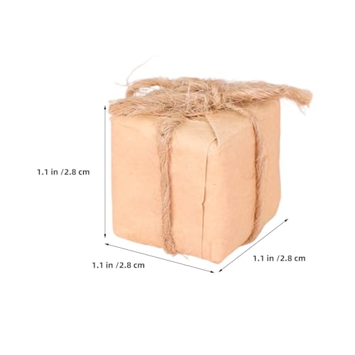 UPKOCH 4 Stück Mini-Schachteln zum Dekorieren: Mini-Hausmodelle, Puppenhaus-Geburtstagsgeschenkboxen – Miniatur-Dekor-Ornamente für Festivals – Süßigkeiten-Schachtel aus Kraftpapier UPKOCH 4 Stück Mini-Schachteln zum Dekorieren: Mini-Hausmodelle, Puppenhaus-Geburtstagsgeschenkboxen – Miniatur-Dekor-Ornamente für Festivals – Süßigkeiten-Schachtel aus Kraftpapier von UPKOCH