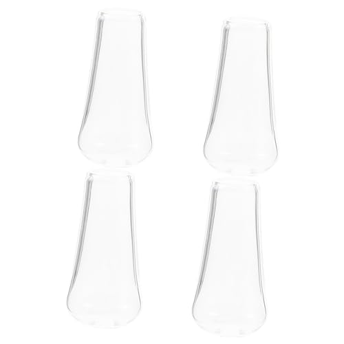 UPKOCH 4 Stück Mini-puppenhauszubehör Mikro-landschafts-Requisiten Miniaturflaschen Minivase Basteln Miniatur-puppenhauszubehör Vasenmodell Miniatur Minifiguren Transparent Glas von UPKOCH