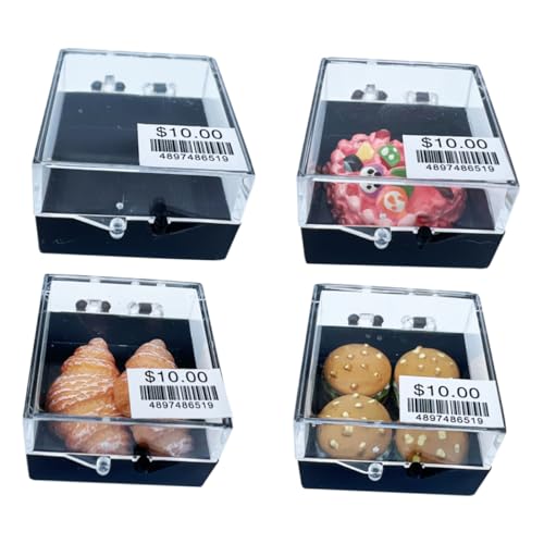UPKOCH 4 Stück Miniatur Lebensmittelmodell Mini Lebensmittelspielzeug Modelle Dekoratives Lebensmittelspielzeug Kinderspielzeug Lernspielzeug Brotmodell Simuliertes Brot Und von UPKOCH