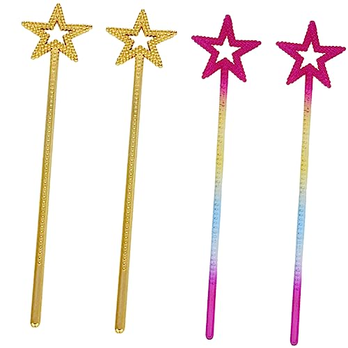 UPKOCH 4 Stück Pentagramm-Fee-Zauberstab Feenstab-Set Stern LED-Leuchtreklame Party für für feenhafte Partydekorationen Zauberstab für Mädchen Harz UPKOCH 4 Stück Pentagramm-Fee-Zauberstab Feenstab-Set Stern LED-Leuchtreklame Party für für feenhafte Partydekorationen Zauberstab für Mädchen Harz von UPKOCH